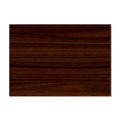 Dark Brown Wood Texture, Cherry Wood Texture, Wooden Crystal Sticker (a4) by nateshop