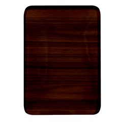 Dark Brown Wood Texture, Cherry Wood Texture, Wooden Rectangular Glass Fridge Magnet (4 Pack) by nateshop