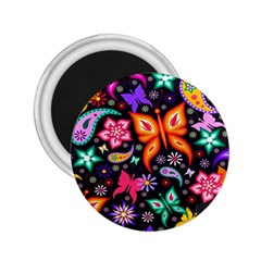 Floral Butterflies 2 25  Magnets by nateshop