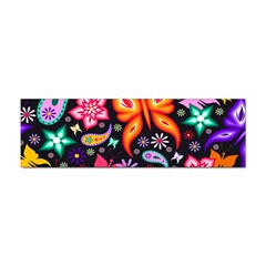 Floral Butterflies Sticker (bumper)