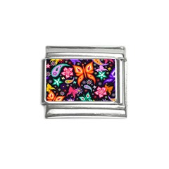 Floral Butterflies Italian Charm (9mm) by nateshop