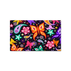 Floral Butterflies Sticker Rectangular (100 Pack) by nateshop