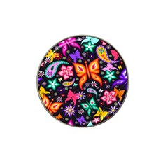 Floral Butterflies Hat Clip Ball Marker (4 Pack)