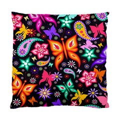 Floral Butterflies Standard Cushion Case (two Sides) by nateshop