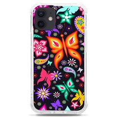 Floral Butterflies Iphone 12 Mini Tpu Uv Print Case	 by nateshop