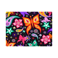 Floral Butterflies Premium Plush Fleece Blanket (mini) by nateshop