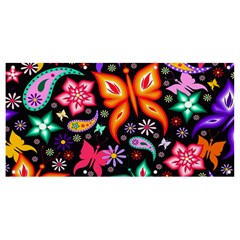 Floral Butterflies Banner And Sign 8  X 4  by nateshop