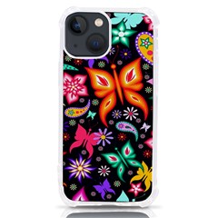 Floral Butterflies Iphone 13 Mini Tpu Uv Print Case by nateshop