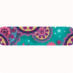 Floral Pattern, Abstract, Colorful, Flow Large Bar Mat by nateshop