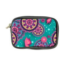 Floral Pattern, Abstract, Colorful, Flow Coin Purse by nateshop