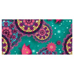 Floral Pattern, Abstract, Colorful, Flow Banner And Sign 4  X 2  by nateshop