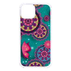 Floral Pattern, Abstract, Colorful, Flow Iphone 13 Tpu Uv Print Case by nateshop