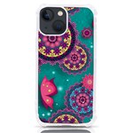 Floral Pattern, Abstract, Colorful, Flow iPhone 13 mini TPU UV Print Case Front