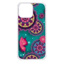 Floral Pattern, Abstract, Colorful, Flow Iphone 13 Pro Max Tpu Uv Print Case by nateshop