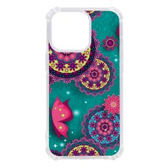 Floral Pattern, Abstract, Colorful, Flow Iphone 13 Pro Tpu Uv Print Case by nateshop