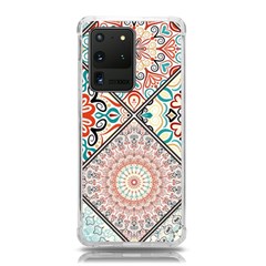 Flowers Pattern, Abstract, Art, Colorful Samsung Galaxy S20 Ultra 6 9 Inch Tpu Uv Case by nateshop