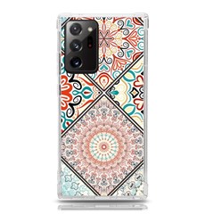 Flowers Pattern, Abstract, Art, Colorful Samsung Galaxy Note 20 Ultra Tpu Uv Case by nateshop