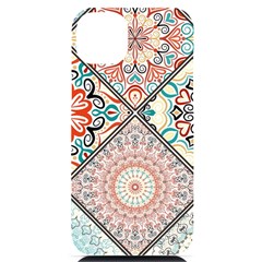 Flowers Pattern, Abstract, Art, Colorful Iphone 14 Plus Black Uv Print Case by nateshop