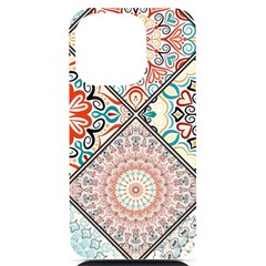 Flowers Pattern, Abstract, Art, Colorful Iphone 14 Pro Black Uv Print Case by nateshop