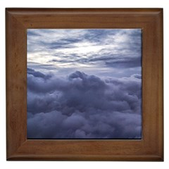 Majestic Clouds Landscape Framed Tile