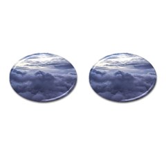 Majestic Clouds Landscape Cufflinks (oval) by dflcprintsclothing