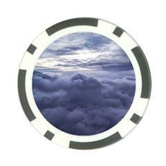 Majestic Clouds Landscape Poker Chip Card Guard by dflcprintsclothing