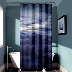 Majestic Clouds Landscape Shower Curtain 36  X 72  (stall)  by dflcprintsclothing