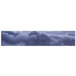 Majestic Clouds Landscape Small Premium Plush Fleece Scarf Front