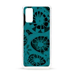 Mazipoodles Love Flowers - Just Dark Teal Samsung Galaxy S20 6 2 Inch Tpu Uv Case by Mazipoodles