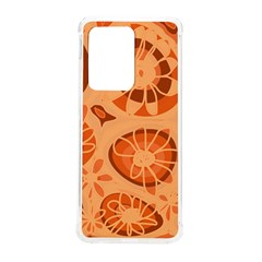 Mazipoodles Love Flowers- Just Orange Samsung Galaxy S20 Ultra 6 9 Inch Tpu Uv Case by Mazipoodles