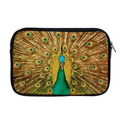 Peacock Feather Bird Peafowl Apple Macbook Pro 17  Zipper Case by Cemarart