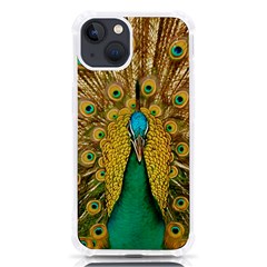 Peacock Feather Bird Peafowl Iphone 13 Tpu Uv Print Case by Cemarart