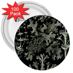 Weave Haeckel Lichenes Photobionten 3  Buttons (100 Pack)  by Cemarart