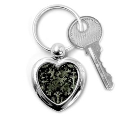 Weave Haeckel Lichenes Photobionten Key Chain (heart) by Cemarart