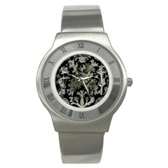 Weave Haeckel Lichenes Photobionten Stainless Steel Watch by Cemarart