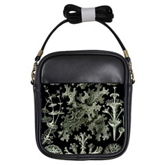 Weave Haeckel Lichenes Photobionten Girls Sling Bag by Cemarart