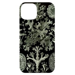 Weave Haeckel Lichenes Photobionten Iphone 14 Black Uv Print Case by Cemarart