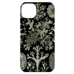 Weave Haeckel Lichenes Photobionten Iphone 14 Plus Black Uv Print Case by Cemarart