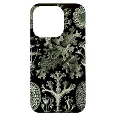 Weave Haeckel Lichenes Photobionten Iphone 14 Pro Black Uv Print Case