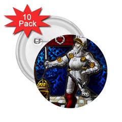 Knight Armor 2 25  Buttons (10 Pack)  by Cemarart