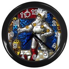 Knight Armor Wall Clock (black) by Cemarart