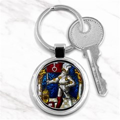 Knight Armor Key Chain (round) by Cemarart