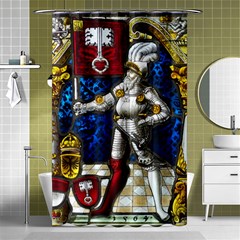 Knight Armor Shower Curtain 48  X 72  (small)  by Cemarart