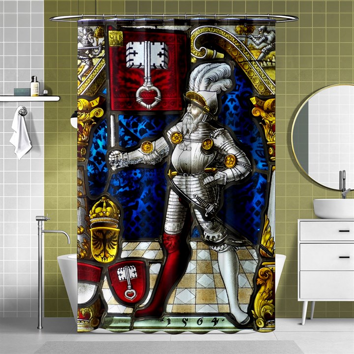 Knight Armor Shower Curtain 48  x 72  (Small) 