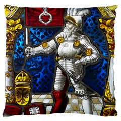 Knight Armor Large Cushion Case (two Sides) by Cemarart