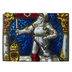 Knight Armor Cosmetic Bag (xxl) by Cemarart