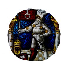 Knight Armor Standard 15  Premium Flano Round Cushions by Cemarart