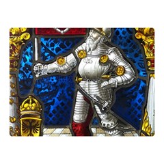 Knight Armor Two Sides Premium Plush Fleece Blanket (mini) by Cemarart