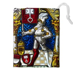 Knight Armor Drawstring Pouch (4xl) by Cemarart