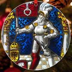 Knight Armor Uv Print Acrylic Ornament Round by Cemarart